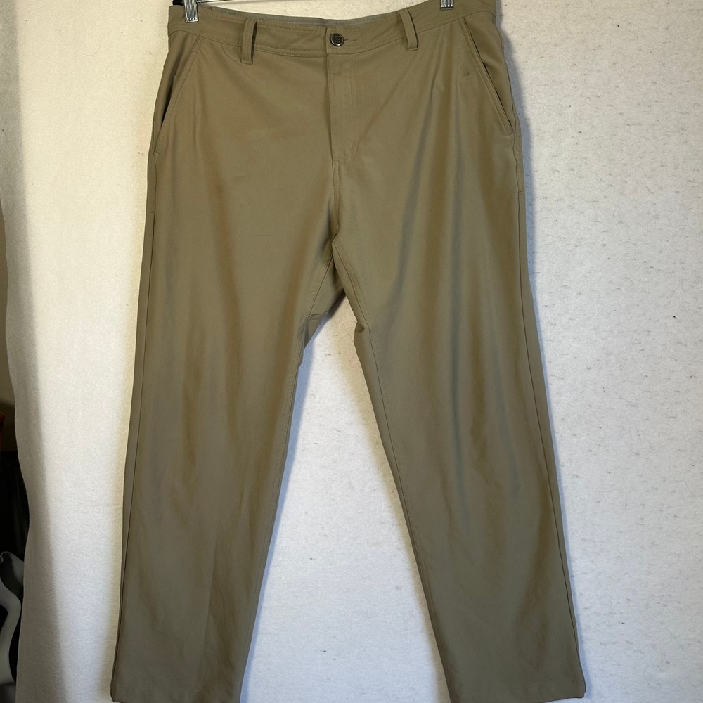 Free Fly Mens Nomad Pants Khaki Tan Stretch Performance Outdoor Trousers 36x30
